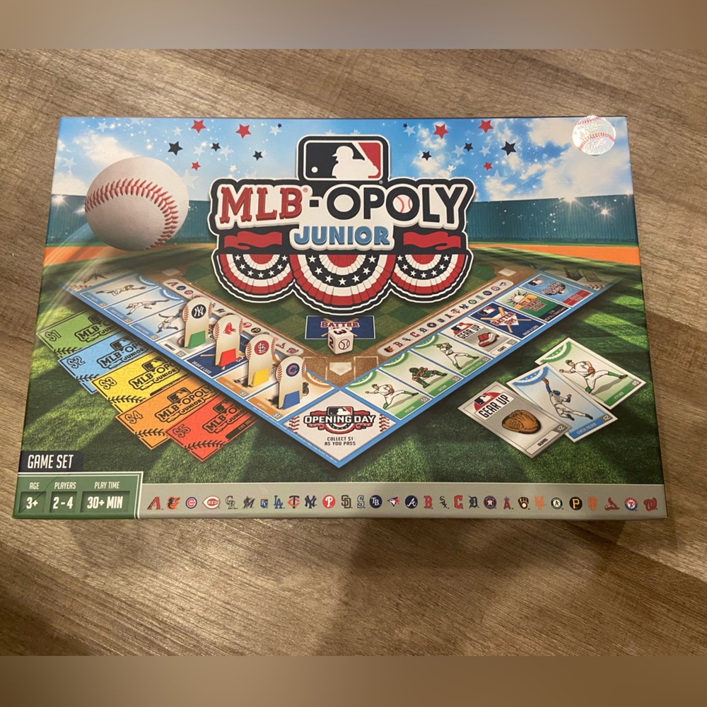 Brand new MLB-opoly Junior (baseball themed Monopoly)